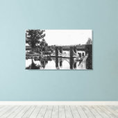 Bend, Oregon Petersons Rock Garden Fotograf Leinwanddruck (Insitu (Holzboden))