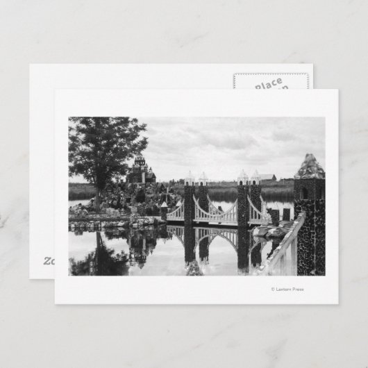 Bend, Oregon Petersons Rock Garden Fotograf Postkarte (Vorne/Hinten)