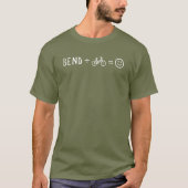 Bend Oregon Plus Bikes Macht Dich Glücklich T-Shirt (Vorderseite)