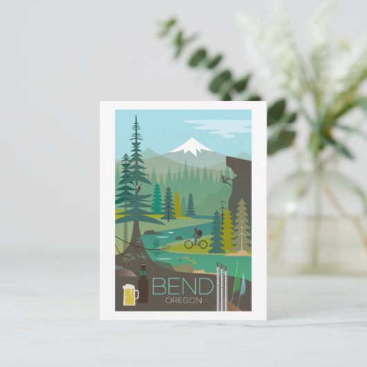Bend, Oregon Postcard Postkarte (Stehend Vorderseite)