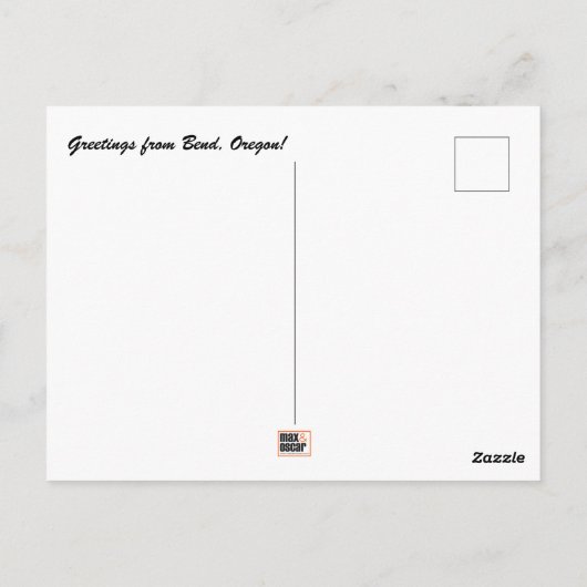 Bend, Oregon Postcard Postkarte (Rückseite)