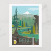 Bend, Oregon Postcard Postkarte (Vorderseite)