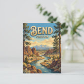 Bend Oregon Postkarte (Stehend Vorderseite)