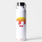 Bend Oregon Rainbow Bear Trinkflasche (Vorne)