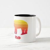 Bend Oregon Rainbow Bear Zweifarbige Tasse (VorderseiteRechts)