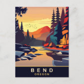 Bend, Oregon, Reisen Postkarte (Vorderseite)