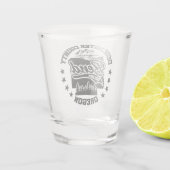 Bend, Oregon Schnapsglas (Rückseite)