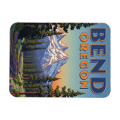 Bend Oregon Travel Postcard Magnet (Horizontal)