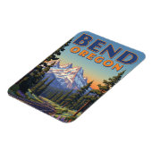 Bend Oregon Travel Postcard Magnet (Linke Seite)