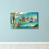 Bend, OregonLarge Letter ScenesBend, OR Leinwanddruck (Insitu (Holzboden))