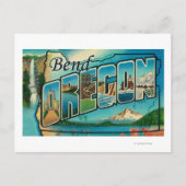Bend, OregonLarge Letter ScenesBend, OR Postkarte (Vorderseite)