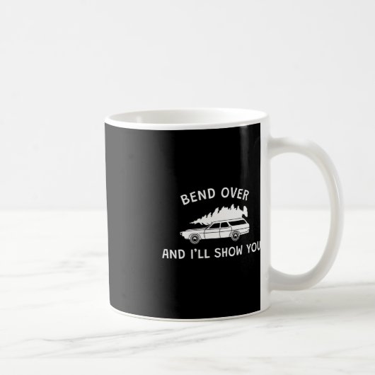 Bend Over und ich zeige dir Weihnachtscouchpassage Kaffeetasse (Rechts)