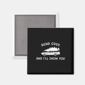 Bend Over und ich zeige dir Weihnachtscouchpassage Magnet (Vorderseite/Rückseite)