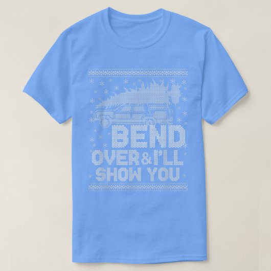 Bend Over und ich zeige Ihnen das sonnige Matching T-Shirt (Design vorne)