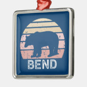 Bend Retro Bär Ornament Aus Metall (Links)