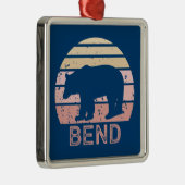 Bend Retro Bär Ornament Aus Metall (Rechts)