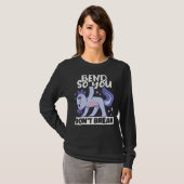 Bend So brechen Sie nicht Yoga Instructor Meditati T-Shirt (Vorne ganz)