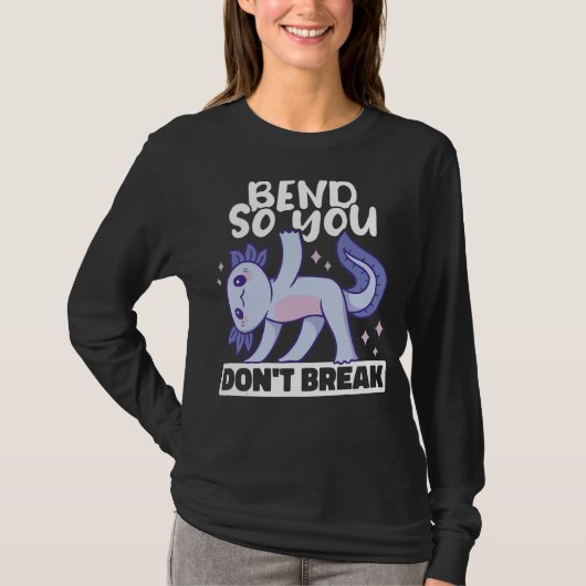 Bend So brechen Sie nicht Yoga Instructor Meditati T-Shirt (Vorderseite)