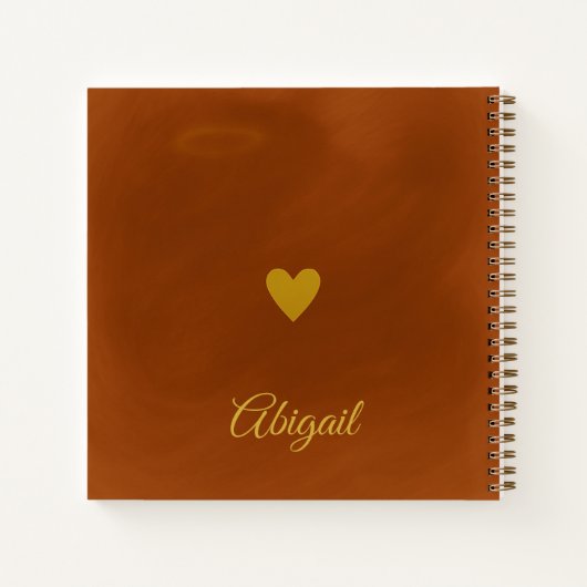 "Bendecida and Unbothered" Custom Journal Notizblock (Rückseite)