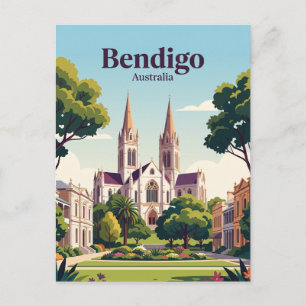 Bendigo, Australien Postkarte