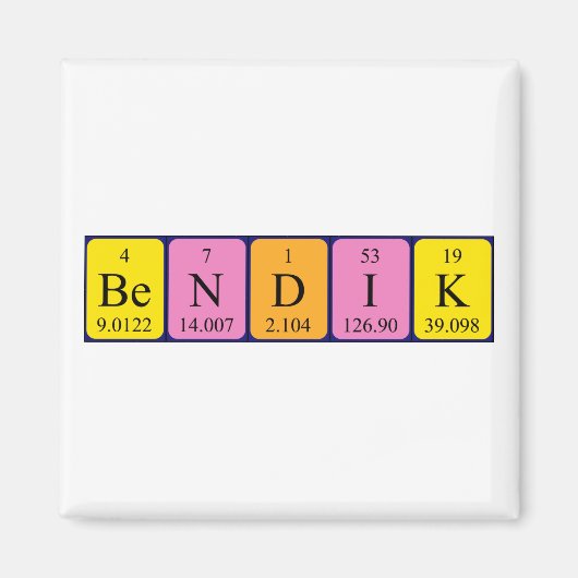 Bendik Periodenmagnet Magnet (Vorne)