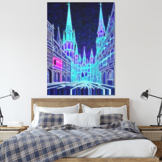 Bending Acropolis Leinwanddruck (Insitu (Schlafzimmer))