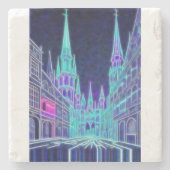 Bending Acropolis Steinuntersetzer (Vorderseite)