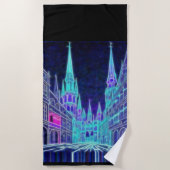 Bending Acropolis Strandtuch (Vorderseite)