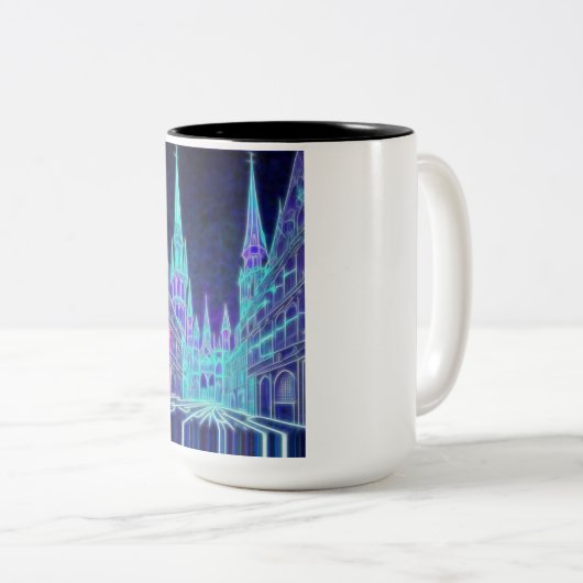Bending Acropolis Zweifarbige Tasse (VorderseiteRechts)