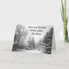 Bendita Navidad Feiertagskarte