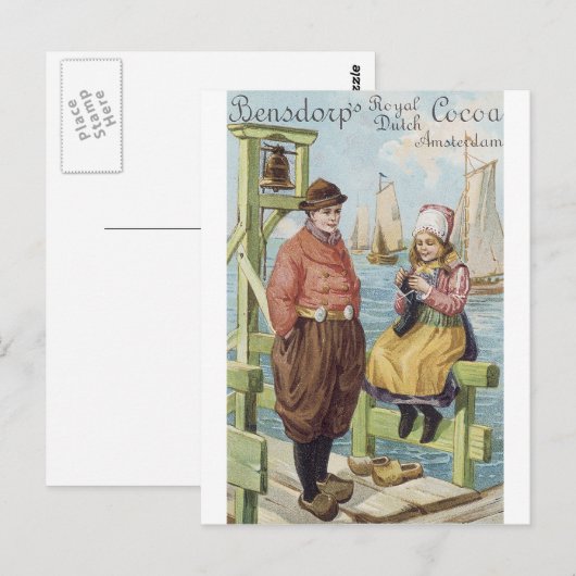 Bendscorp Royal Dutch Cocoa Postkarte (Vorne/Hinten)