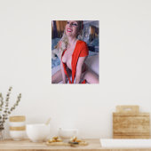 Bendy Barbie Red Boo Bees Poster (Küche)