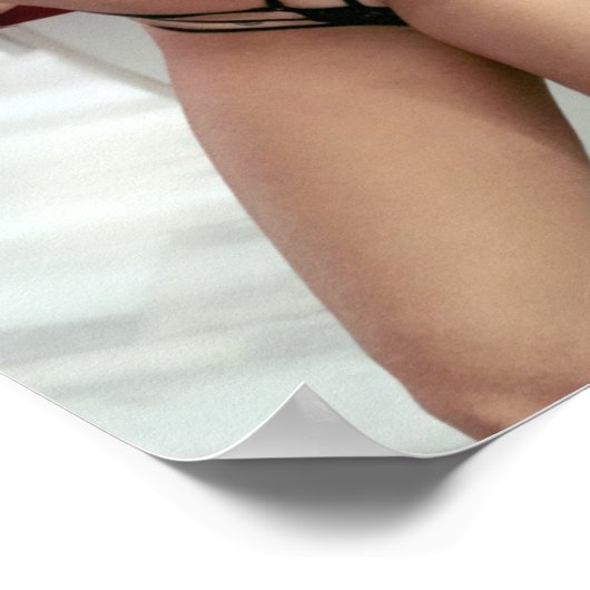 Bendy Barbie Sexy Pose Poster (Ecke)