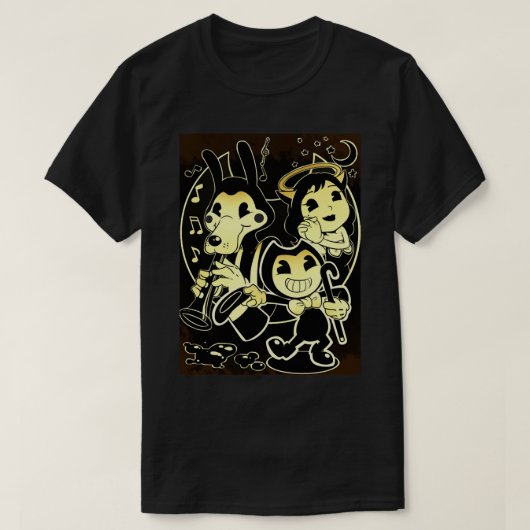 Bendy Boris und Alice   T-Shirt (Design vorne)