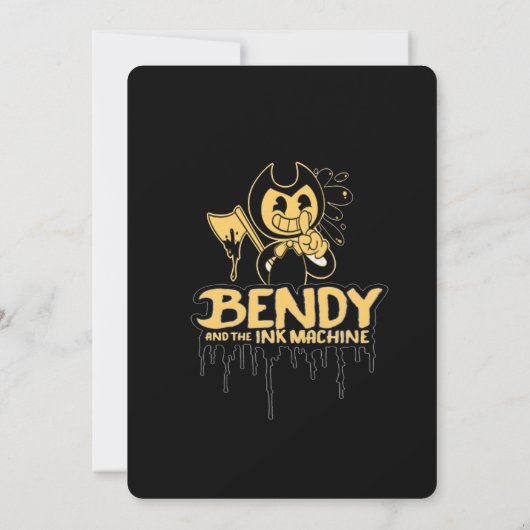 Bendy und die dunkle Wiederbelebung Einladung (Rückseite)