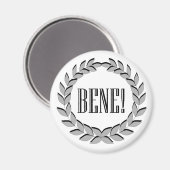 Bene! Gute Arbeit! Magnet (Vorderseite/Rückseite)