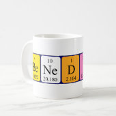 Benedick Periodenname Tasse (Vorderseite Links)