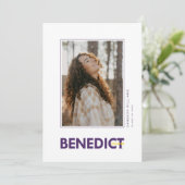 Benedict College Abschlussfeier Ankündigung (Stehend Vorderseite)