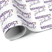 Benedict College Abschlussfeier Geschenkpapier (Rolleneckpunkt)