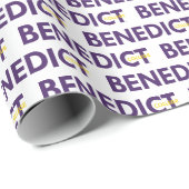 Benedict College Geschenkpapier (Rolleneckpunkt)