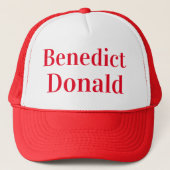 Benedict Donald Hat Truckerkappe (Vorderseite)