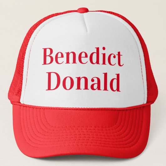 Benedict Donald Hat Truckerkappe (Vorderseite)