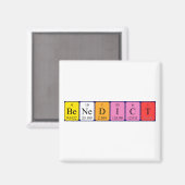 Benedict Periodenmagnet Magnet (Vorderseite/Rückseite)