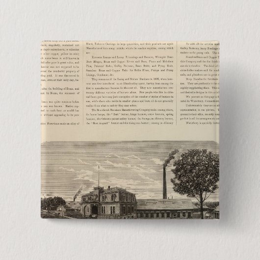 Benedict und Burnham Manufacturing Company Button (Vorderseite)