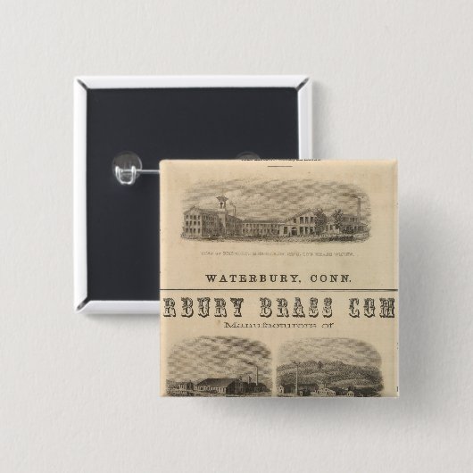 Benedict und Burnham Manufacturing Company Button (Vorne & Hinten)