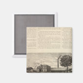 Benedict und Burnham Manufacturing Company Magnet (Vorderseite/Rückseite)