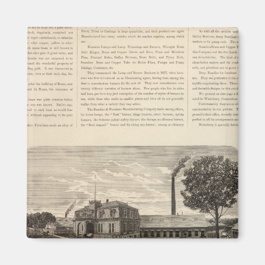 Benedict und Burnham Manufacturing Company Magnet (Vorne)