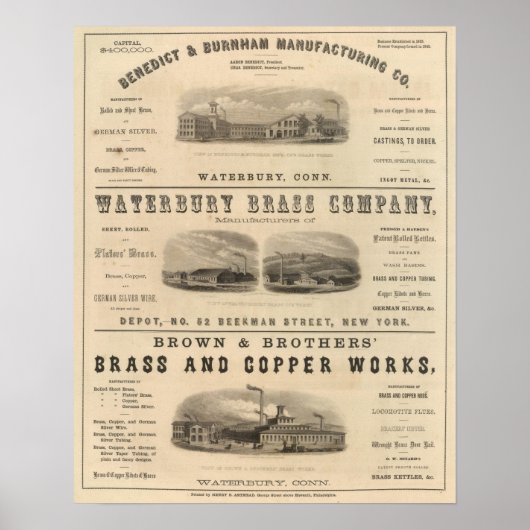 Benedict und Burnham Manufacturing Company Poster (Vorne)