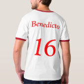 Benedicto XVI Fußball T-Shirt (Rückseite)