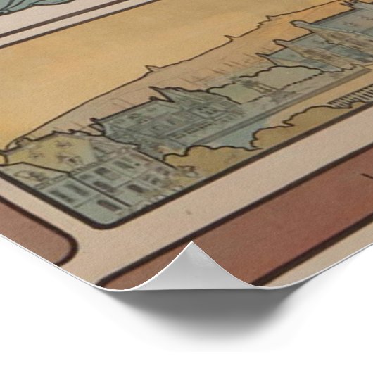 Bénédikine von Alphonse Mucha Poster (Ecke)